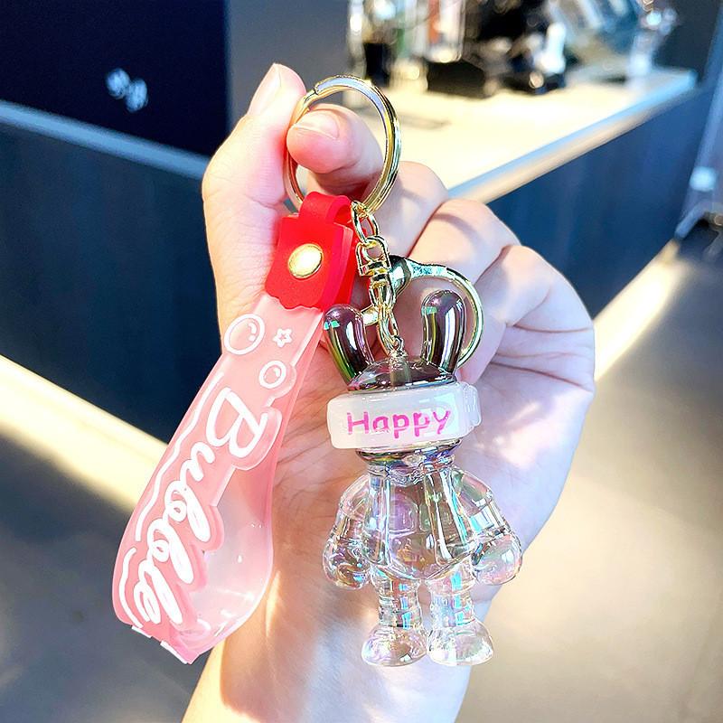 

Кролик Светящийся Восхитительный Брелок Модный Акриловый Брелок Отлично Подходит Для Особых Событий GrayWhite