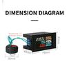 D69-2058 Electric Energy Gauge Digital Color LCD Tester with Accurate Ammeter Voltmeter Tester for Industrial Use