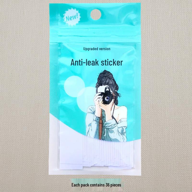 Double-Sided Transparent Collar Tape Roll - Invisible, Anti-Exposure Stickers