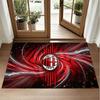 AC Milan Design Crystal Velvet Rug Soft Decorative Mat for Bedroom Entrance