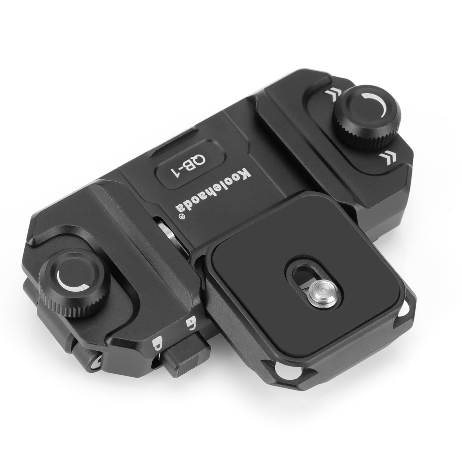 

Koolehaoda Camera Backpack Strap Camera Aluminum Camera Holder with Quick Release Screw Quick Release Easy Compatible with DSLR and Fujifilm QB-1