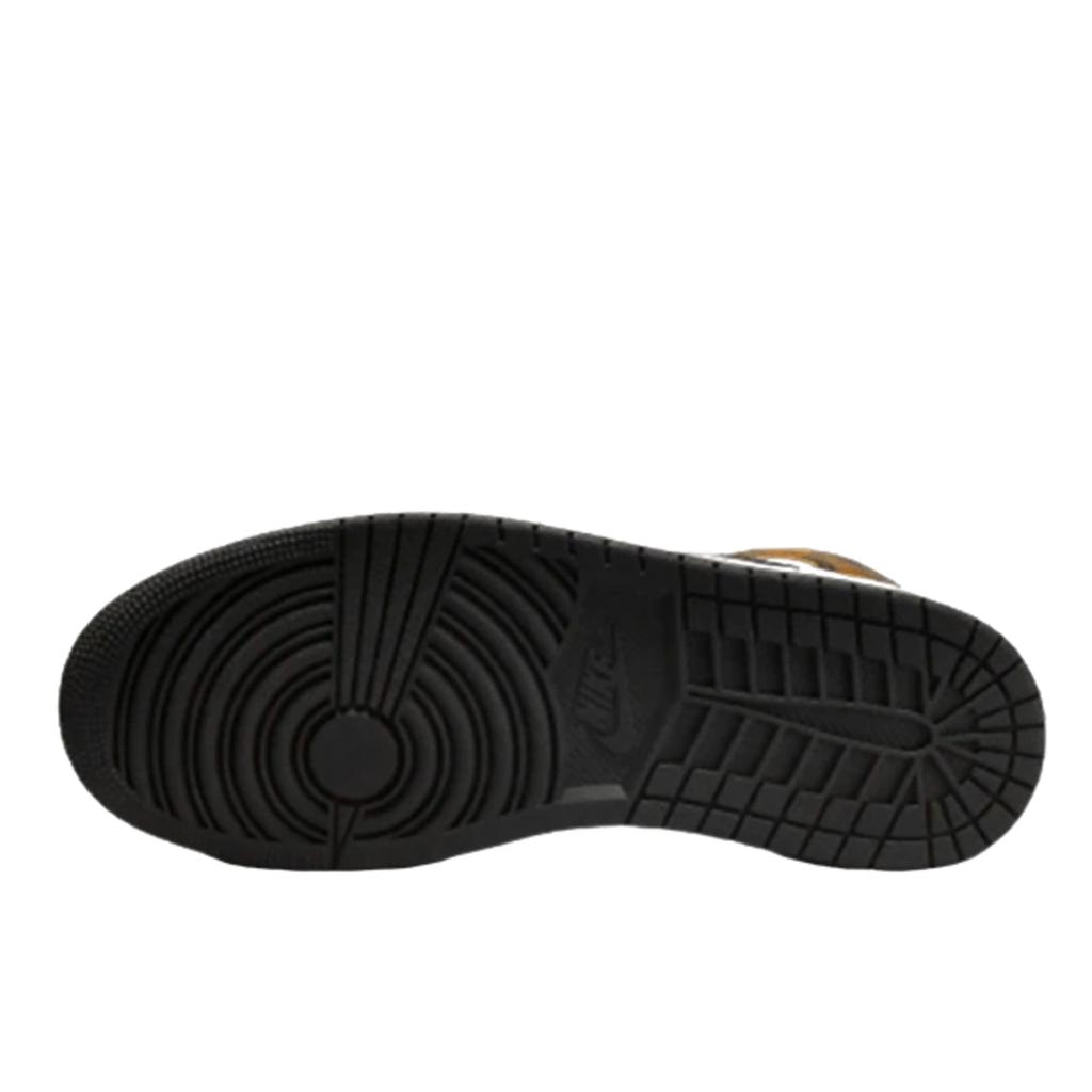 Air Jordan 1 Mid SE Orange Wear-Away