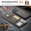 MAGKING K2 Series For iPhone 16 Pro Max Case Compatible with MagSafe PC+TPU+PU Leather RFID Blocking Phone Cover with Wallet