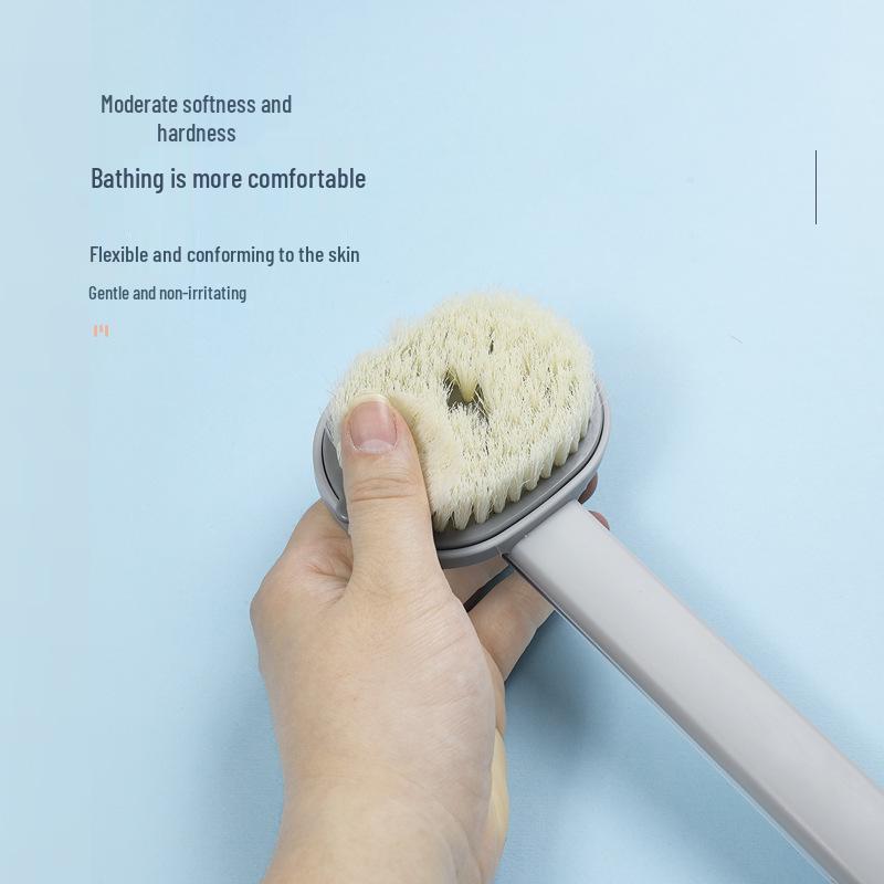 Japanese Exfoliating Soft Bristle Bath Brush with Long Handle