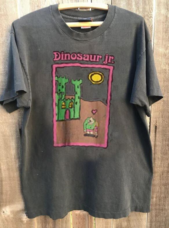 Dinosaur Jr 1993 Tour Band Shirt Rare Design Charcoal Unisex Shirt S-5XL KH15014 S
