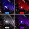 10x mini flexibilní USB LED světelný pásek do interiéru auta neonová atmosférická trubice neonová lampa