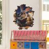 Cartoon Broken Wall Cute Rabbit Bedroom Living Room Home Wall Background Beautification Decoration Wall Stickers