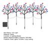 Outdoor Solar Lights 4th of July Decorations Lights 5 Star Trees with 8 Lighting Modes Waterproof Garden Lights for Independence Day