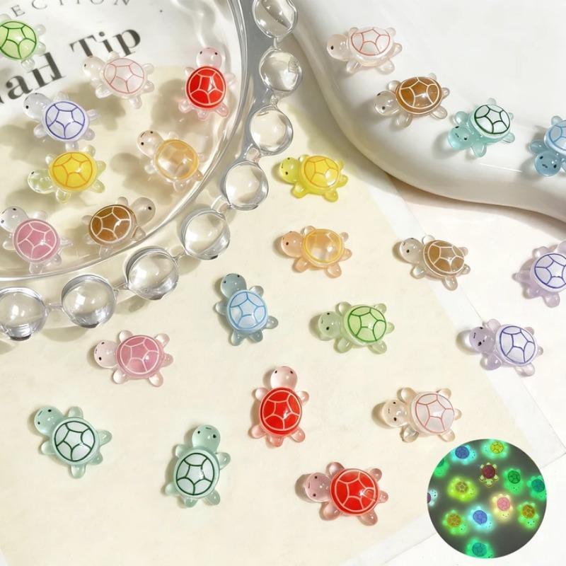 

Glow in The Dark Turtle Figurines DIY Crafts, Fairy Garden Decor, Dollhouse Accessories & Terrarium Landscape Design