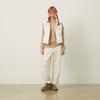 New MLB Basic Collection Basic Boston Red Sox FW24 Vest Women's Cream 3FDVB1046-43CRS