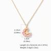 Stainless Steel Butterfly Charm Pendant Necklace for Women, Waterproof 18K Gold Plated Tarnish Free Summer Daily Layering
