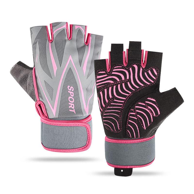 Half finger sports fitness gloves training cycling non-slip mountaineering fitness fishing yoga outdoor cycling gloves