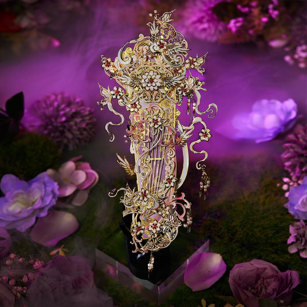 Piececool 3D Puzzle Aurora Metallic Nano Puzzle 3D Metal Puzzle Metal Model Assembly Kit No Glue Required 2 Star Difficulty Level For Intermediate