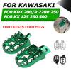 Motorcycle Footrests Footpegs Foot Rests Pegs Pedals For Kawasaki KDX200 KDX220R KDX250 KDX 200 KDX 220 R 250 KX125 KX250 KX500