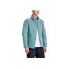 Asics Outdoor Casual Sports Solid Color Zipper Stand Collar Long Sleeve Down Jacket Men Jacket Blue-Green 2031E442-400
