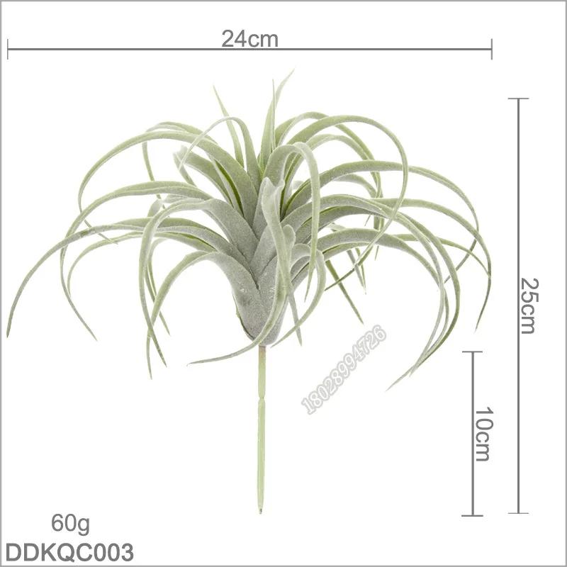 Artificial Flocking Fake Bromeliads Air Plants Hanging Simulation Tillandsia Plants For Home Wedding Party Flower Decoration