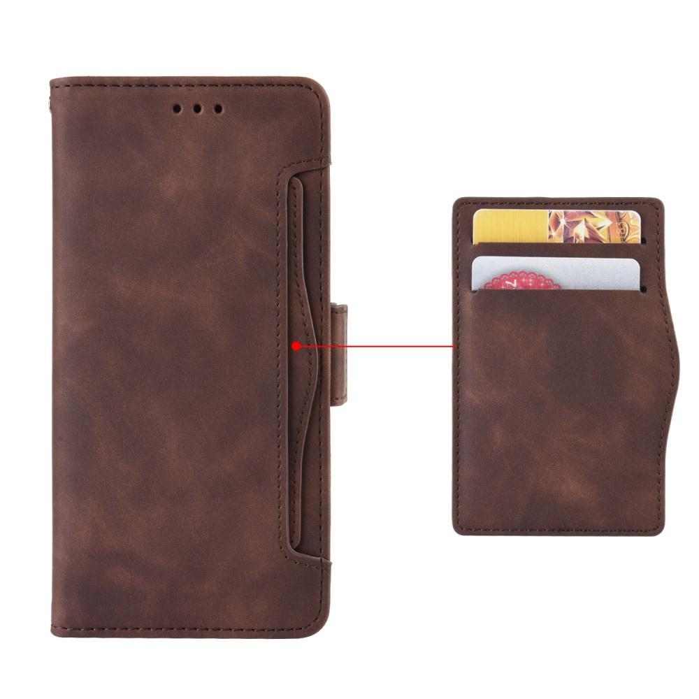 Flip Case for Samsung Galaxy A55 5G, Card Slot, Brown