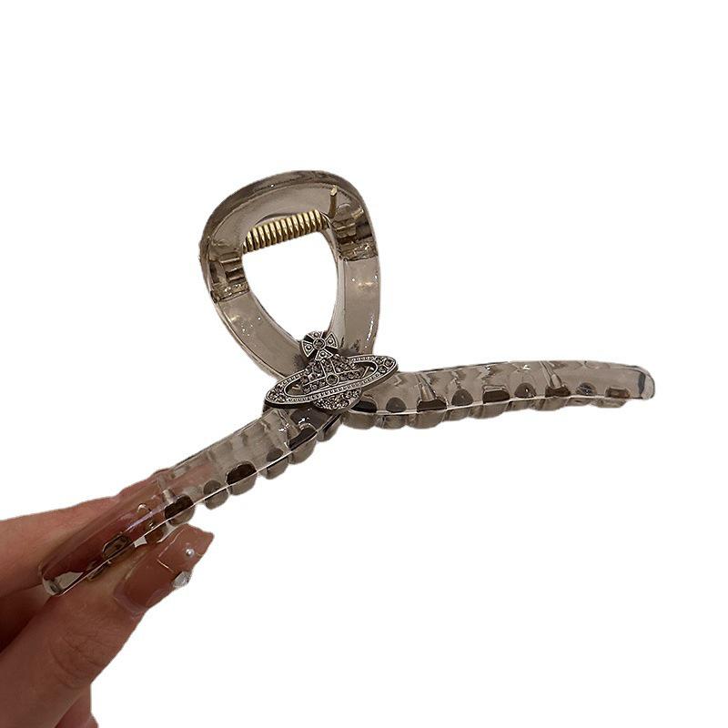 Elegant Rhinestone Shark Hair Clip – 2023 Updo Hair Accessory for Influencers