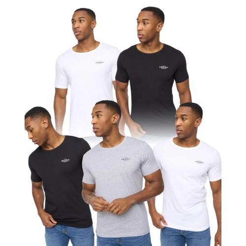 Crosshatch Men's Basicstandard T-Shirt (Pack of 5)