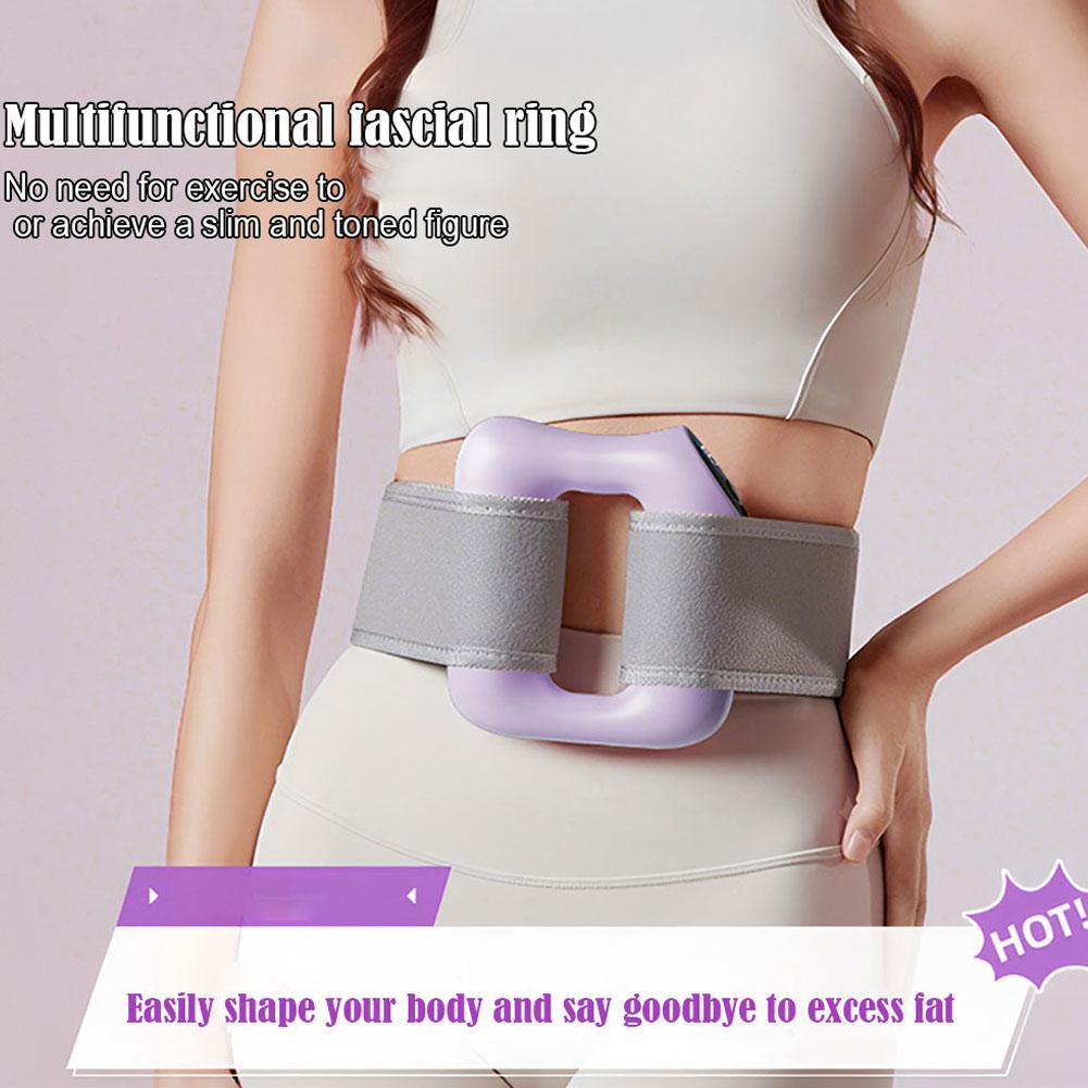 Fitness Sports Massager Mini Vibrating Yoga Ring Fast Fat Burning Rechargeable Model No Assembly For Women