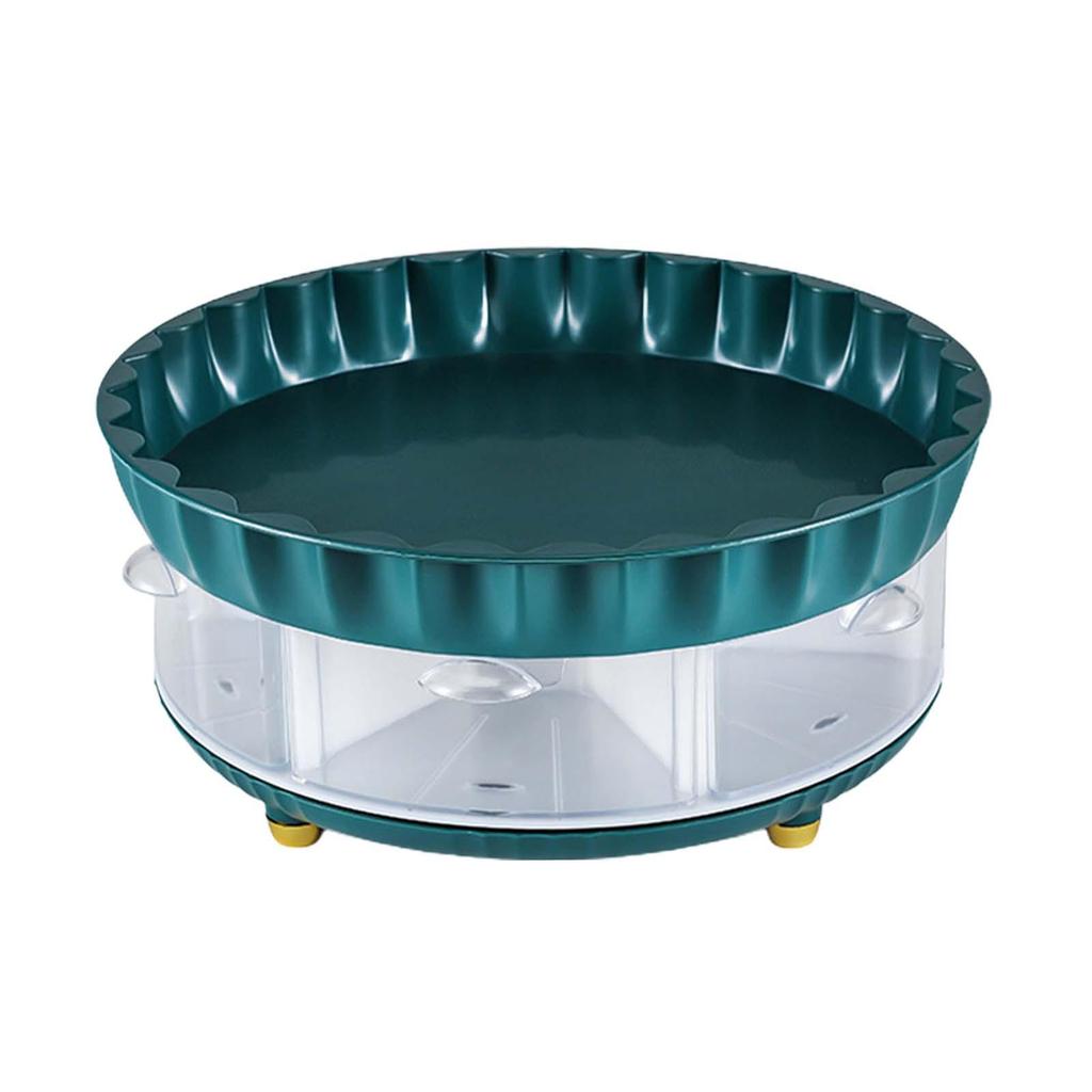 Rotation Spice Rack Holder Cosmetic Space Saving Removable Non Skid Drinks Seasoning Storage Tray