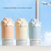 Soft Durability Silicone Cats Paw Shaped Portable Lotion Bottle Leakproof Cosmetic Dispenser Container For Travel Gym Use