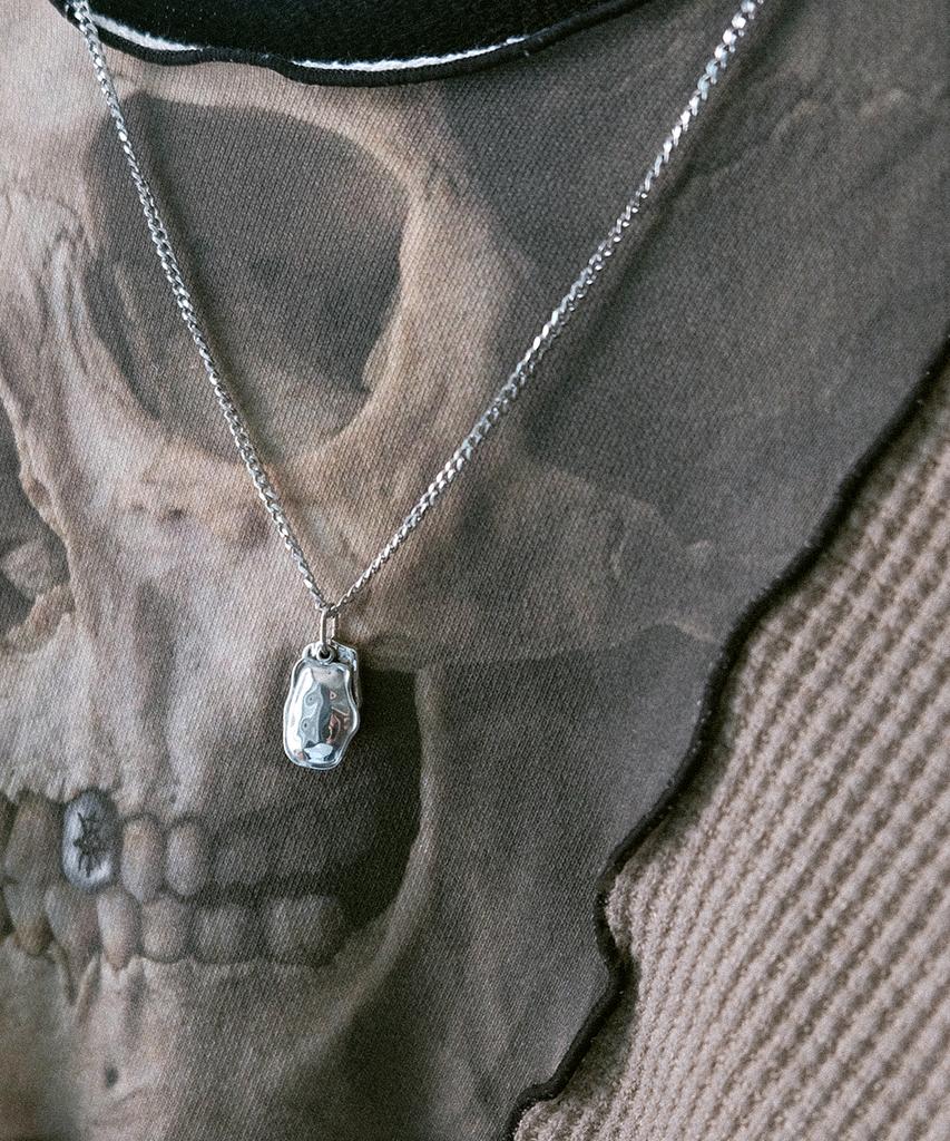 Nakedblood [Handmade] Melted Twin Tag Necklace