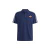 Originals SS23 Adicolor 70s Polo Shirts Men's Dark Blue Polo Collar Moderate Straight Fit IP6975