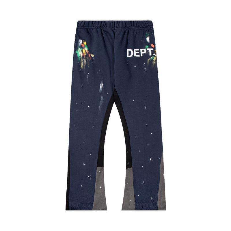 GALLERY DEPT Men's Classic Hand-Painted Splatter Graffiti Cotton Sweatpants