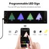 Dekorace auta nákladního vozu Ďábelské oči LED Pixel Digitální Měkký Panel Reklamní Znamení Rolovací Displej USB 5V Ovládání Aplikací DIY Vzor Obrázku