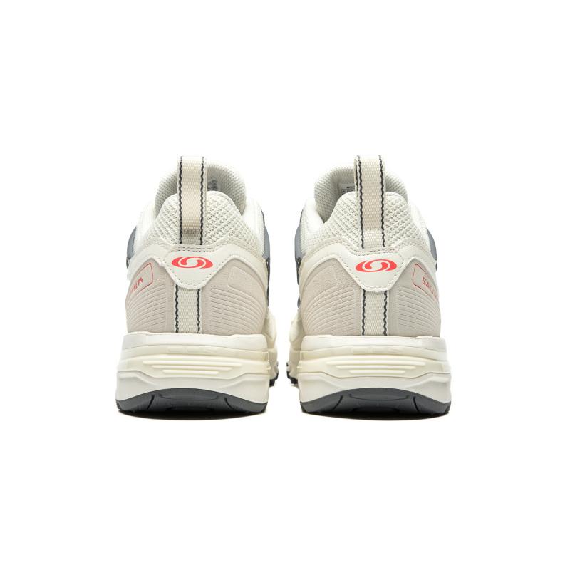 SALOMON ACS + Cushioning Coverage Support Breathable Low top Running Shoes Unisex Vanilla Sneakers 477315