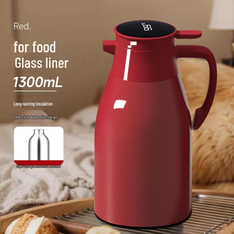 Large Capacity Smart Thermos Flask for Household Use