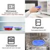 Food Covers - 12pcs - Food-Grade Silicone - Reusable - Leakproof