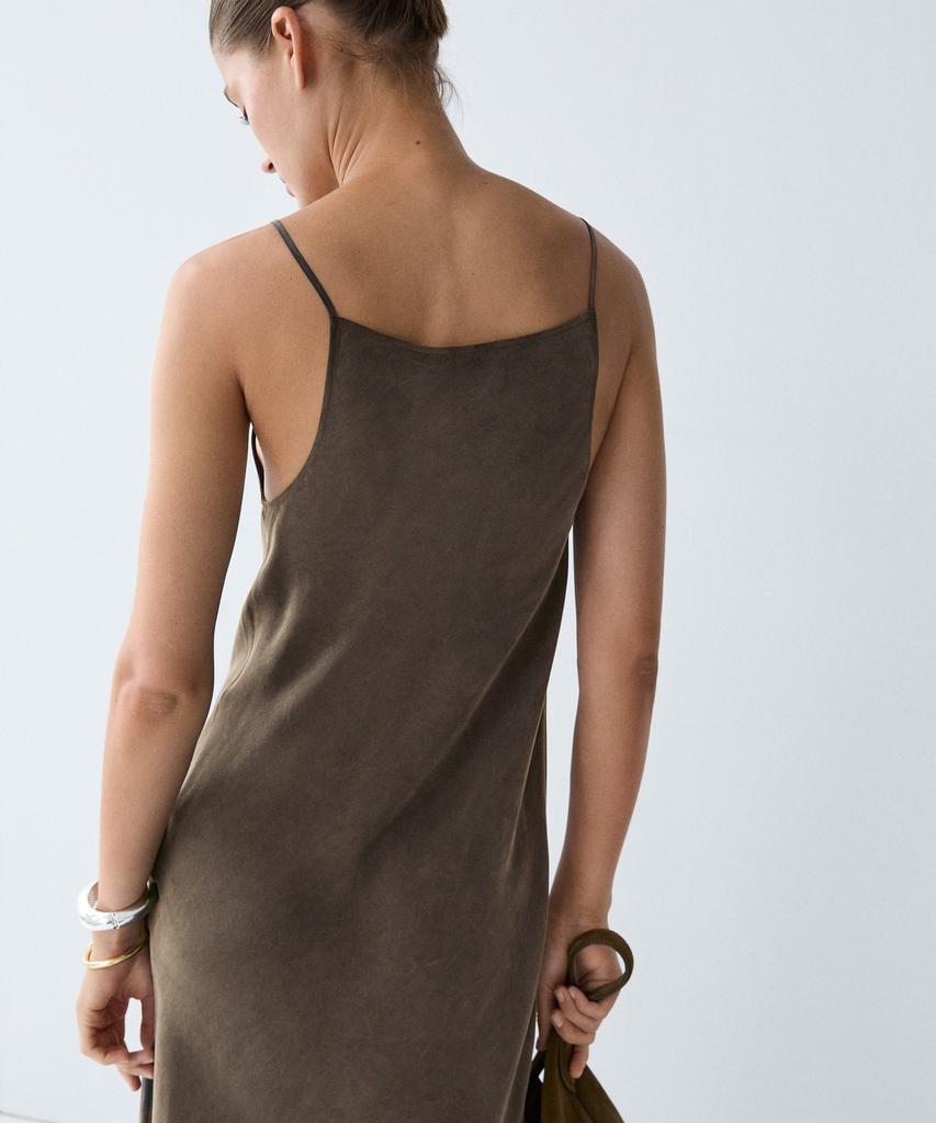 Masimodutti Fluid Lingerie Strap Dress