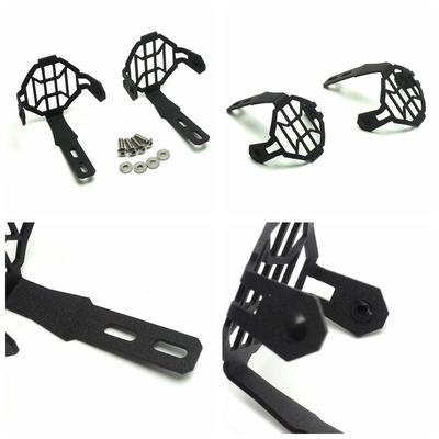 Black Fog Lights Cover Accessories For Bmw R1200Gs Adv F800Gs Led Fog Lamp Cover