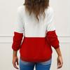 GMXIA Women's Fashion Casual Christmas Print Autumn and Winter Shoulder Print Loose Long Sleeve Round Neck T-shirts and Tops