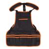 Waterproof Shop Apron Orange Edge Tool Apron Practical Work Apron  For Electricians