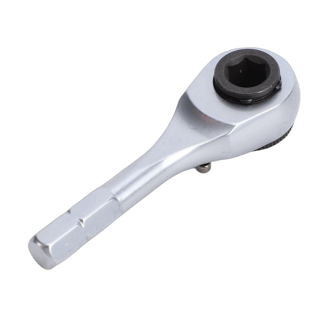 Hex Ratchet Wrench 1 4 Inch Portable Reversible Ratchet Wrench for Car Motorcycle Bike Repair