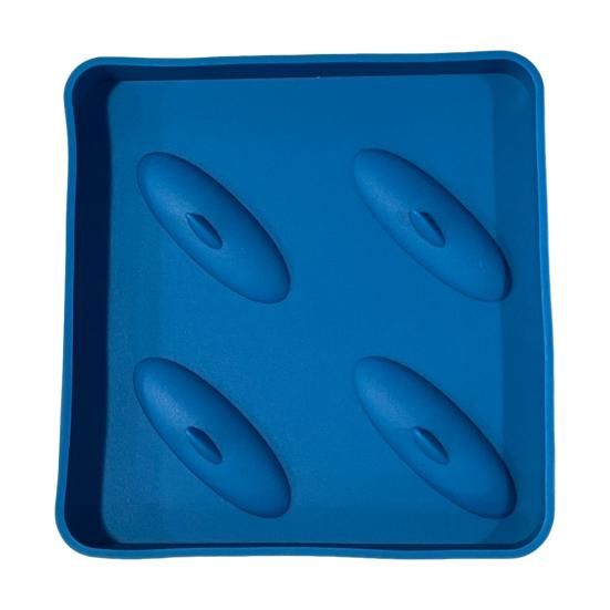 2Pcs Shark Silicone Ice Mold Novelty Cocktail Ice Cube Tray for Whiskey Juice Easy-Release BPA Free Ice Maker Bars Party Supplies