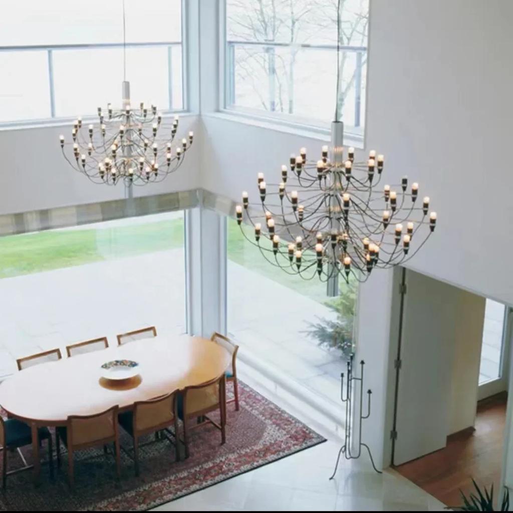 Modern Led Ceiling Chandelier Replica Pendant Lights Luxury Flo Suspension Lamp Living Room Hotel Kitchen Decor Hanging Lustre