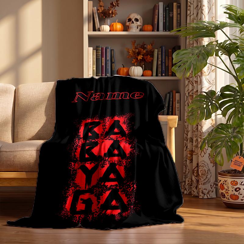 Baba yaga John wick Custom Flannel Blankets Soft Warm Cozy Throws for Home Decor Holiday Gifts