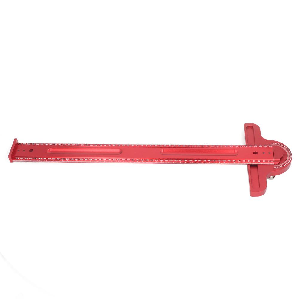 Woodworking T Square 550mm 0 To 180 Degree Angle Finder Ruler Aluminum Alloy Scribing Tool
