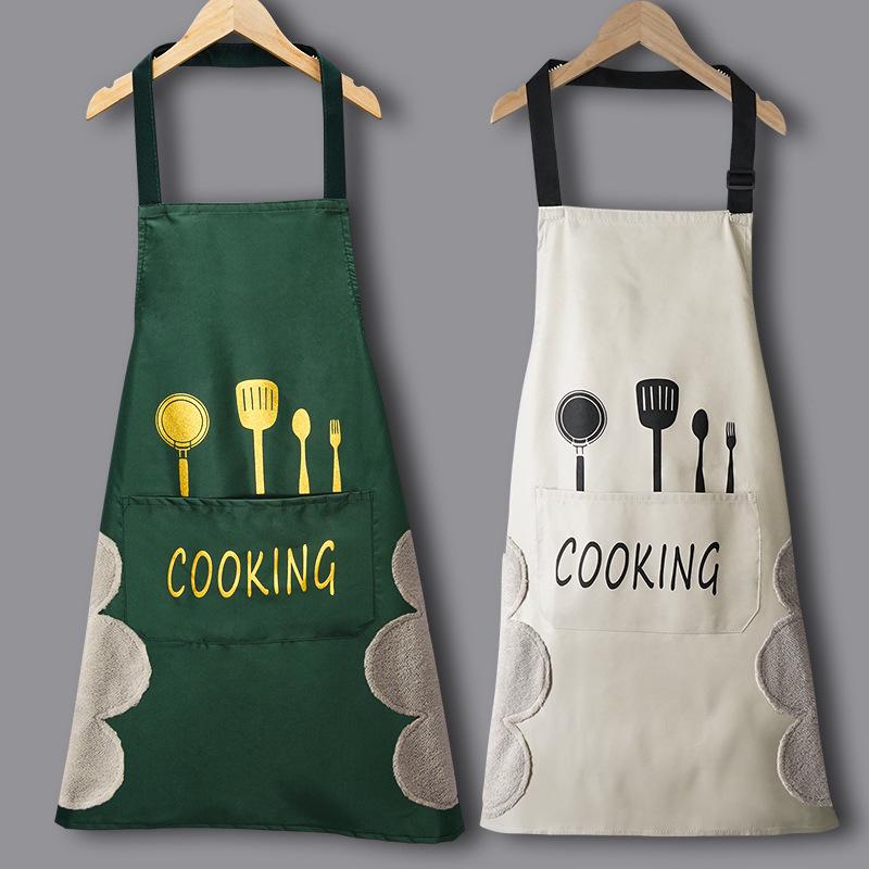 Super Waterproof & Oil-proof Kitchen Apron for Men & Women – Stylish Waist Apron