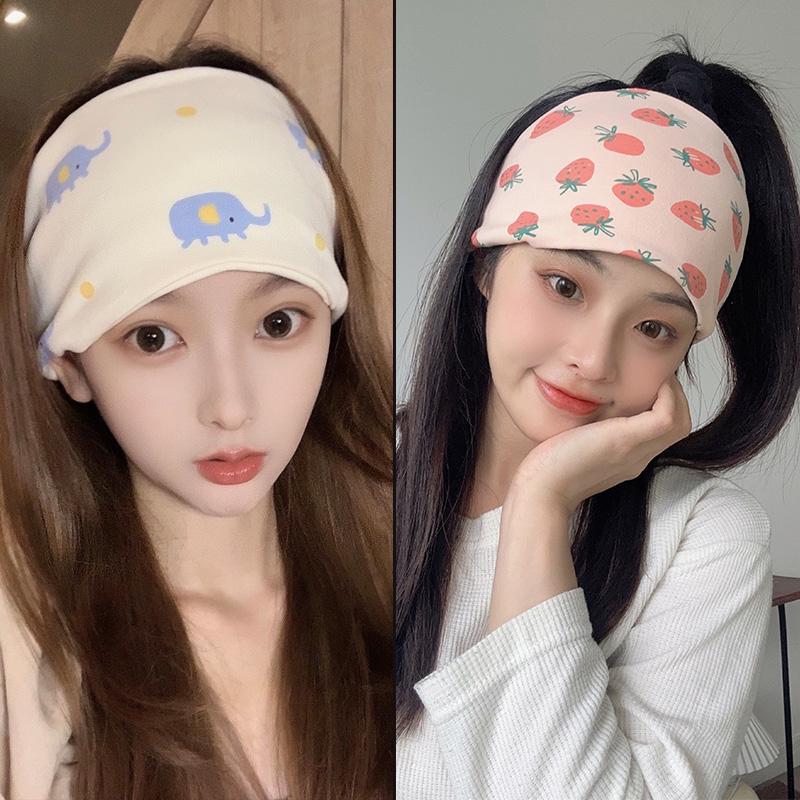 Breathable Maternity Headscarf: Cute, Cotton, Sweat-Absorbent Wide-Brim Hat for Spring/Summer