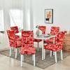Christmas Cartoon Chair Cover Elastic Festival Party Dining Chairs Stool