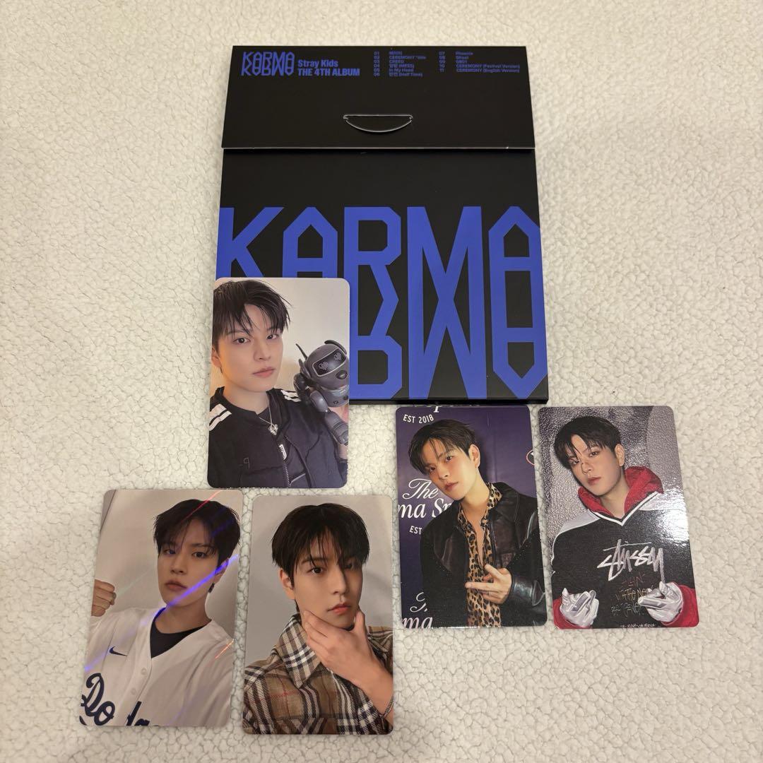 

[USED] Stray Kids KARMA HMV Seungmin Trading Card Complete Set