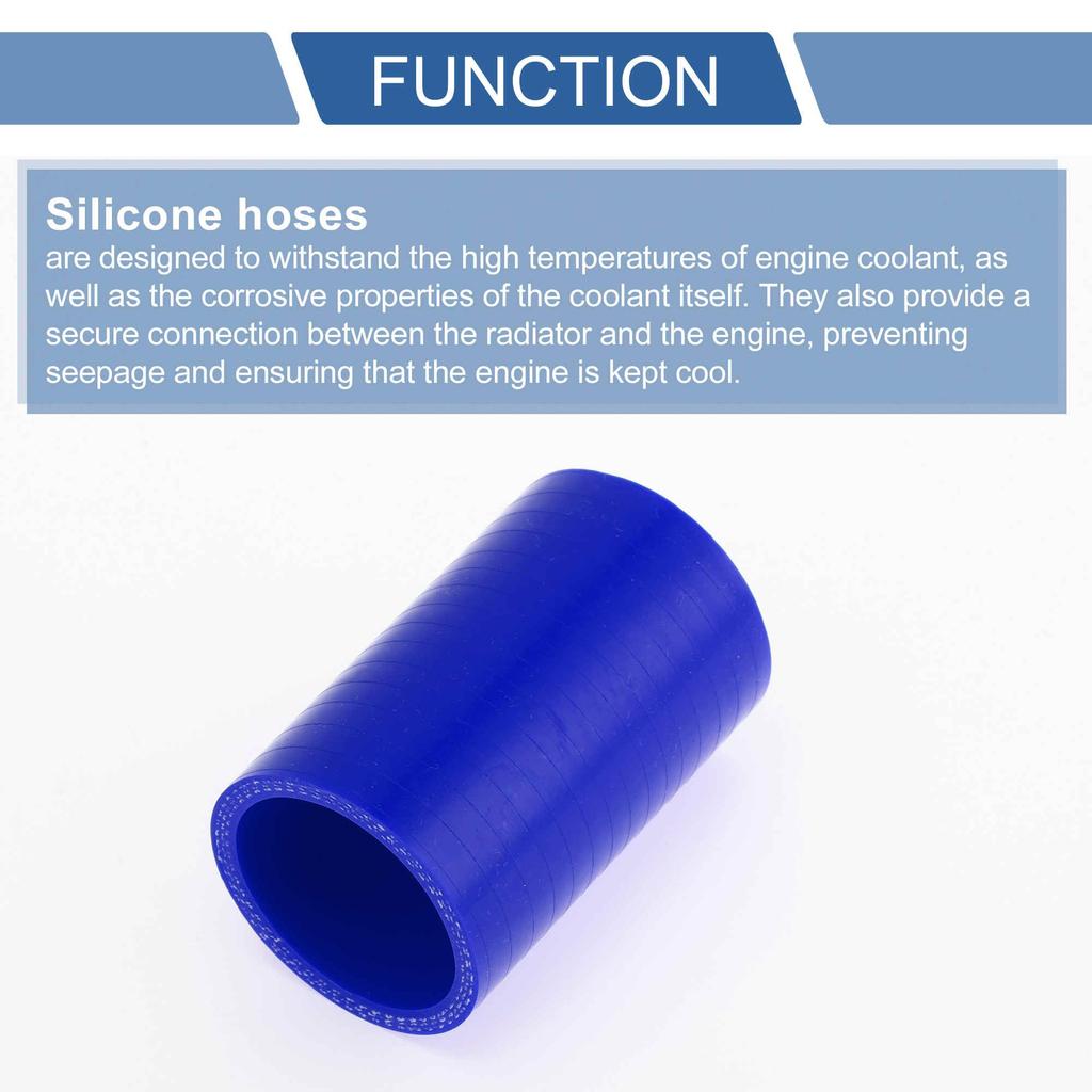 ACROPIX Silicone Tube, Intercooler, Intake Pipe, -Resistant, Air Duct Hose, Blue Hose, Length 3.0