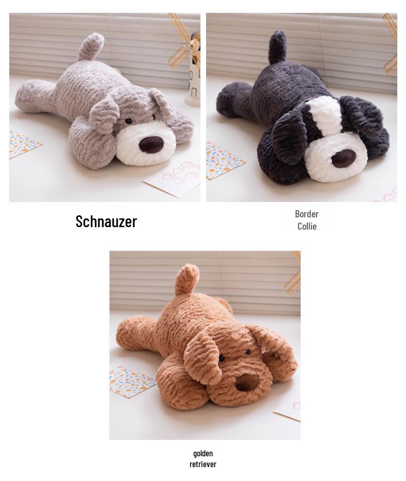 Adorable Plush Lying Dog Doll – Perfect Home Decor & Valentine's Day Gift