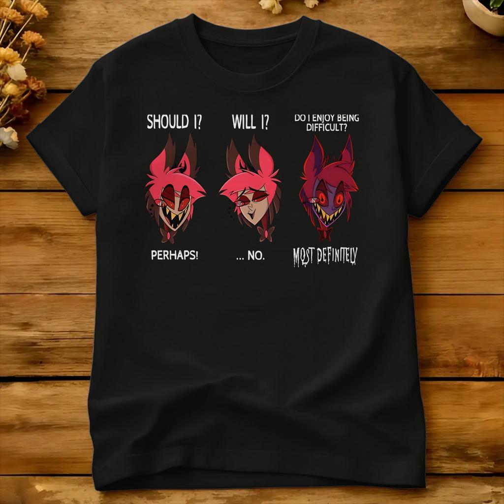 Unisex Unisexs TShirt Absolute Cinema Vox TShirts Hip Hop Hazbins Hoteling Summer Tees Vintage 100 Cotton Clothing Gift Idea