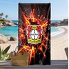 Πετσέτα Παραλίας Ποδοσφαιρική Εκτύπωση Bayer Leverkusen, Μεγάλη Μαλακή Γρήγορου Στεγνώματος Πετσέτα για Παραλία Κάμπινγκ Κολύμπι